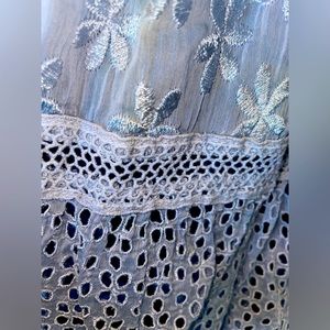Sunday St Tropez Silk Dress. Retails $420. Exclusive brand. Rare. Color: blue.